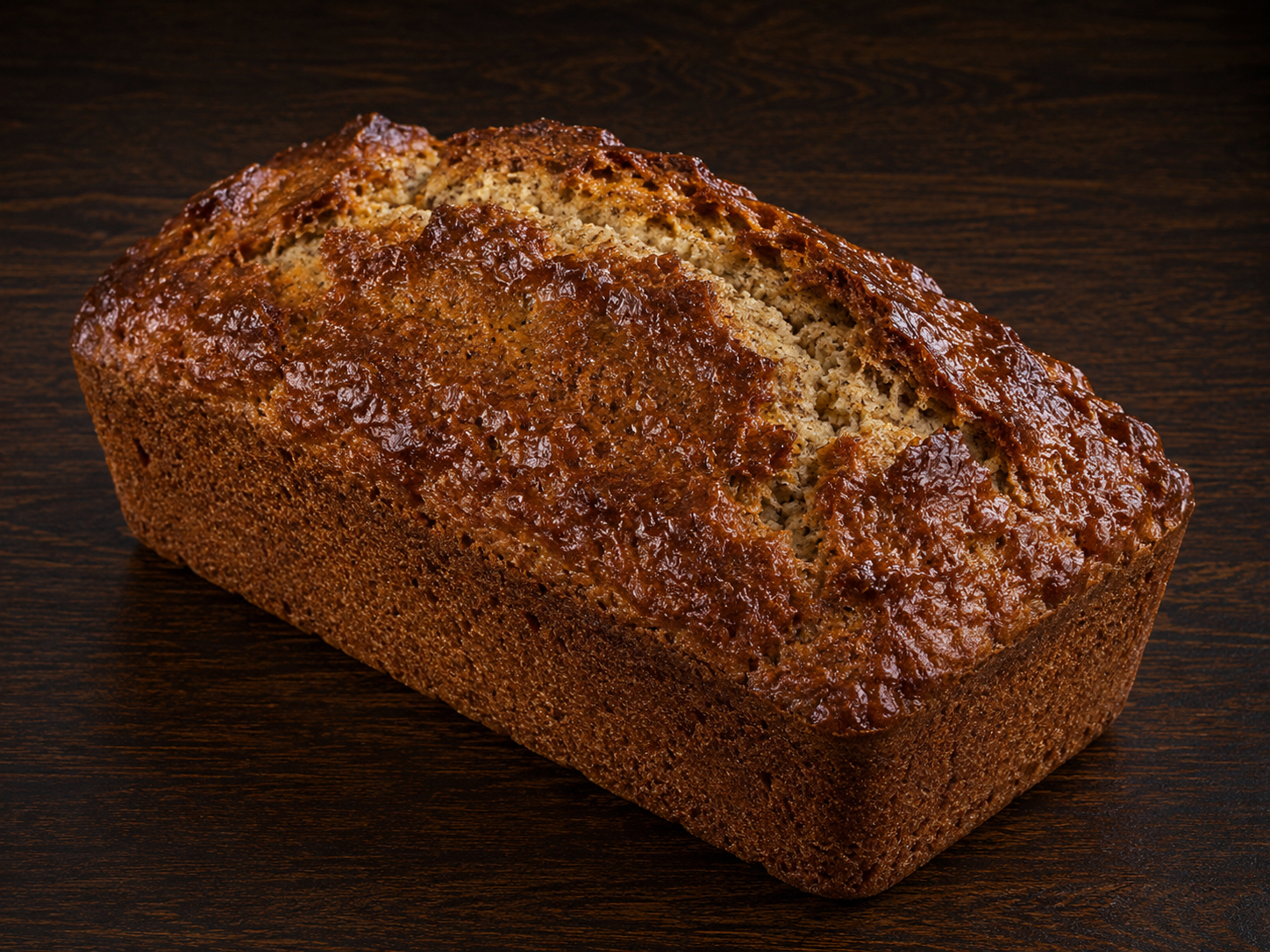 Fresh loaf of banana bread